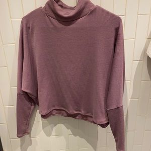 Purple Nordstrom mock neck shirt